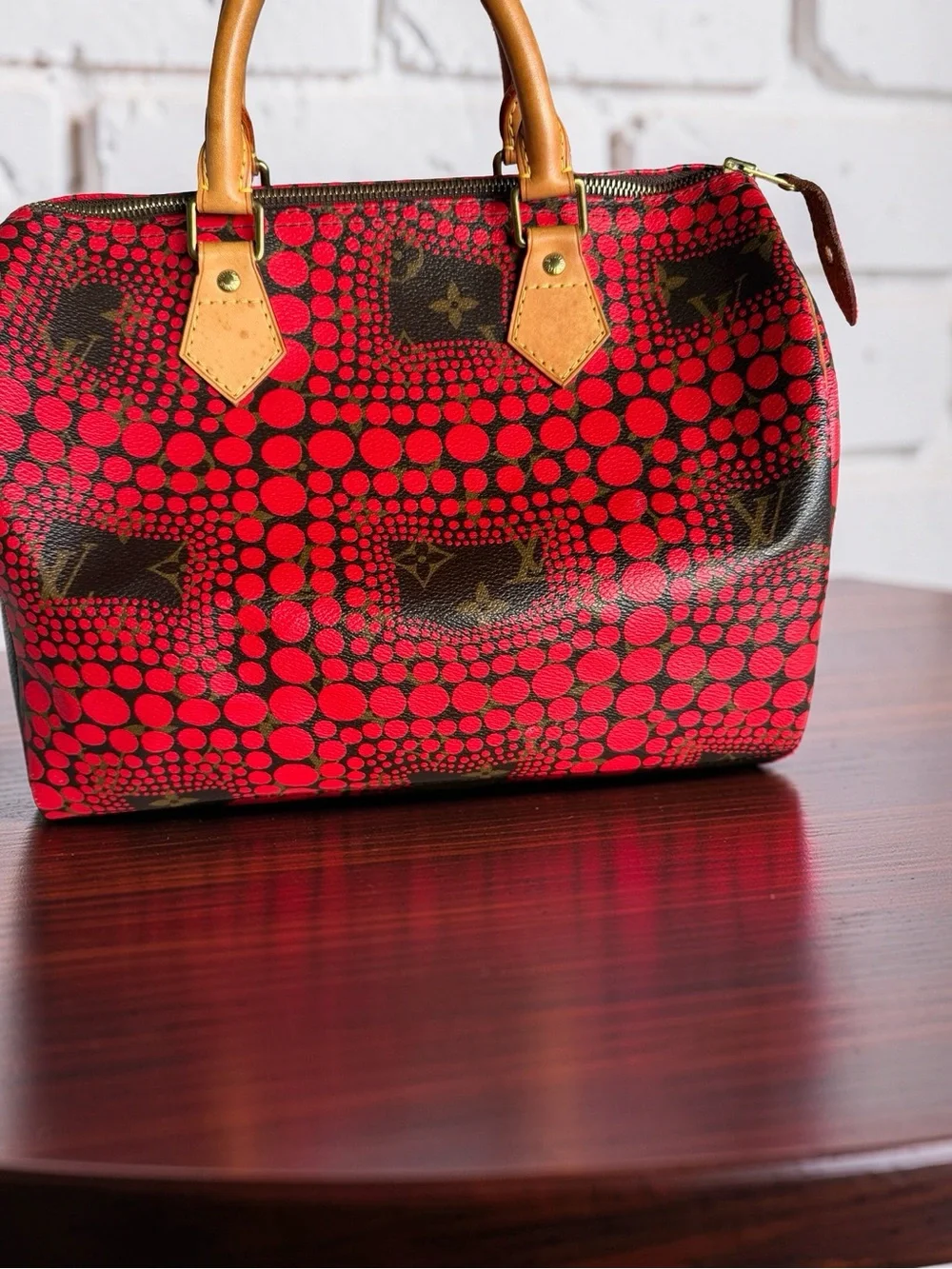 Louis Vuitton Yayoi Kusama Speedy 30 Red Pumpkin Infinity Dots Limited Edition